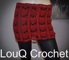 Hand crocheted red mini skirt made from 100% Egyptian cotton. This skirt is perfect in summer over swimmers at the beach or in winter over tights or jeans for a layered effect and can also be worn as a small shawl over the head. With an adjustable waist cord this skirt will fit sizes 6 to 12 in Australian womens sizing. Stretch Cotton Mini Skirt For Beach, Fitted Red Mini Skirt For Beach, Red Fitted Mini Skirt For Beach, Red Mini Skirt, Swimmers, Egyptian Cotton, Hand Crochet, Mini Skirt, Shawl