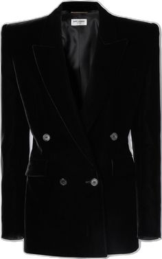 Luxury Black Velvet Blazer, Luxury Velvet Blazer For Work, Luxury Velvet Blazer, Luxury Velvet Outerwear With Lapel Collar, Fitted Luxury Velvet Outerwear, Luxury Fitted Velvet Outerwear, Velvet Blazer, Black Blazers, Net A Porter