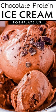 Chocolate Protein Ice Cream Protein Ice Cream Ninja Creami, Chocolate Protein Ice Cream, Ice Cream Ninja Creami, Ninja Creami Recipe, Whole 30 Dessert, Protein Ice Cream Recipe, Healthy Chocolate Desserts, Dairy Free Salads, Dairy Free Protein