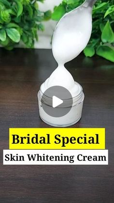 Shalini ♥️ Skin & Hair care 💁‍♀️ on Instagram: "👉🌟 Bridal Special 🌟Homemade Rice Milk Skin Brightening Cream 🌟🌟 . . Ingridents ✅  Rice Almonds Rose water Aloeveragel  Glycerin  Coconut oil/ Almind oil/ vitin e  Store for 1 month then make new batch...  Follow for more beauty_secrets_with_shalini ❤ . . #cream #creamforglowingskin #glow #skinglow #glowingskin #skinlove #skincareroutine #reels #reelsinstagram #reelitfeelit #reelkarofeelkaro #trending  #viral #explore #explorepage #fyp" Homemade Rice Face Cream, Rice Cream For Face, Glowing Skin Cream, Bridal Facial, Aloe Vera Cream, Homemade Face Cream, Skin Care Benefits, Diamond Mangalsutra