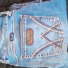 Worn Maybe Twice, Practically Brand New. Runs A Little Big, Super Comfy. Wranglers For Women, Wrangler Bootcut Jeans Women, Western Clothing For Women, Wrangler Jeans Aesthetic, Western Wishlist, Wrangler Jeans Womens, Wrangler Jeans Women's, Cute Western Outfits, Country Jeans