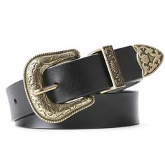 PRICES MAY VARY. ✔ Top Quality Leather-This women waist vintage belts is made of high quality leather, pretty comfortable and durable to wear. A must-have accessory for ladies,vintage western design and never out of fashion. ✔ Retro Gold Buckle-Fashion element and chic style with vintage carved patterns.Wanna be the brightest one among people? This women belt will be your best choice,a perfect belt for pants,jeans,dresses,sweaters and shirts. ✔ Adjustable Size-Belt length 100cm-140cm,perfect for Belt Y2k, Black Waist Belt, Y2k Belt, Double Buckle Belt, Jeans Belt, Square Necklace, Belt Vintage, Western Design, Casual Belt