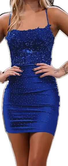 Embellished Fitted Bodycon Prom Dress, Embellished Fitted Bodycon Dress For Prom, Fitted Rhinestone Bodycon Dress For Prom, Elegant Blue Sequined Bodycon Dress, Blue Bodycon Mini Dress For Prom Season, Blue Sequin Bodycon Homecoming Dress, Blue Mini Bodycon Dress For Prom Season, Blue Mini Length Bodycon Dress For Prom, Homecoming Dresses Royal Blue