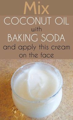 Mix Baking Soda With Coconut Oil And Apply This Cream On Your Face! Nails Remedies, Baking Soda Dry Shampoo, Honey Baking, Face Baking, Wrinkles Remedies, Baking Soda Shampoo Recipe, Massage Routine, Baking With Coconut Oil, Baking Soda Face