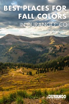 the best places for fall colors in duran co