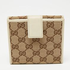 Gucci Beige/Brown GG Canvas and Leather Interlocking G French WalletYour monetary essentials can be stored effortlessly in this Gucci French wallet. Equipped with lined compartments and card slots it makes for a great everyday accessory and the interlocking GG motif on the front offers it a recognizable sign off. Size: Height: 11 cm Width: 2 cm Length: 12 cmColour: BeigeMaterial:Delivery 5-8 or 10-15 working days Please note that during high season and Sale period, delivery times may be affected We accept payment with a Credit card, Debit card, or PayPal.Note: Our Items are totally New High quality Brand Inspired Refurbished. Please make sure you are well aware of it before buying any of the Item. T&C's Apply in case of refunds.Please send us message on below chat to confirm availability. Sign Off, Everyday Accessories, Beige Brown, Fendi Bags, Luxury Vintage, Canvas Leather, Prada Bag, Dior Bag, Chanel Bag