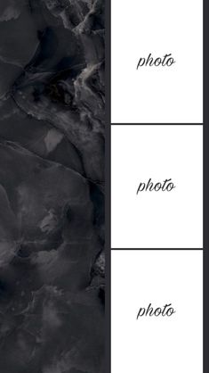 an abstract black and white background with the words photo, photos, and text below it