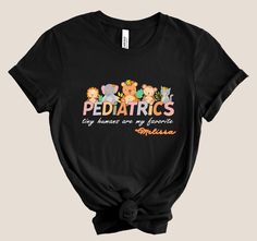 Custom Pediatric Shirt for Pediatric Nurse, Peds Shirt, Pediatric Nurse Gift, Personalized Pediatric Crewneck, Peds Nurse Sweater ----------How To Order---------- 1- Please, check all the photos. 2- Choose your t-shirt size 3- Choose your t-shirt color 3- Enter your Text Color In The Personalization Box 4- Click add to cart. You can go back and add more shirts. 5- Click "Proceed to check out". Unfortunately, due to the customization of the shirts we are unable to accept returns or exchanges on merchandise. -------SHIRT COLORS------- Please see image for all colors! -------DESIGN COLORS------- White text/design will be printed on Dark color shirts Black text/design will be printed on Light color shirts ----WASHING INSTRUCTIONS----- Please turn the tee inside out before washing Warm machine Peds Nurse, Nurse Sweater, Pediatric Nurse, Pediatric Nursing, Shirts Black, Tiny Humans, Dark Color, Text Design, Nurse Gifts