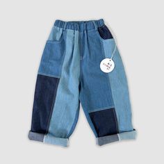 Patchwork Pants | All Small Co Casual Patchwork Denim Blue Bottoms, Summer Denim Patchwork Pants, Summer Patchwork Denim Pants, Summer Denim Pants With Patchwork, Relaxed Fit Denim Bottoms With Patchwork, Casual Denim Patchwork Pants, Patchwork Wide Leg Bottoms With Relaxed Fit, Medium Wash Patchwork Pants For Summer, Relaxed Fit Denim Patchwork Bottoms