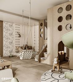 a living room filled with lots of furniture and decor on top of hard wood flooring