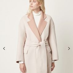 Super Soft. Brand New. Bought From Thier Website. Only Tried On. Color Is Beautiful. Just Too Long For Me. Size S. Pink Outerwear For Daywear In Fall, Chic Pink Outerwear With Lapel Collar, Elegant Pink Daywear Outerwear, Chic Pink Workwear Outerwear, Casual Pink Outerwear For Daywear, Chic Pink Outerwear For Work, Spring Pink Outerwear For Work, Black High Neck Top, Freddy My Love