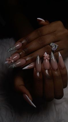 Almond Nails For Birthday, Almond Bday Nails, 23 Birthday Nails, Nails 21st Birthday, Almond Nails With Gems, Birthday Nails Scorpio, Sagittarius Birthday Nails, Birthday Nails Almond, Birthday Nails Inspo