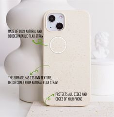 an iphone case with instructions on how to use it