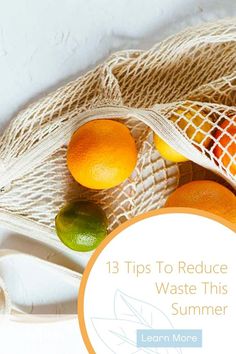 13 Tips To Reduce Waste This Summer Eco Earth, Help Save Money, Eat Seasonal