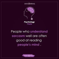 a purple background with the words people who understand sararam well are often good at reading people's mind