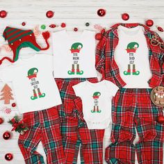 The holidays are not far away! Why not get an early start by ordering these adorable family or couple shirts!   SHIRT DEETS 100% Airlume combed and ringspun cotton (fiber content may vary for different colors) Light fabric (4.2 oz/yd² (142 g/m²) Retail fit Tear away label Runs true to size * Due to monitor differences, actual colors may vary slightly from what appears online  HOW TO ORDER  * Select the Shirt Size & Color * Select the quantity * Click Add to Cart * For multiple items go back to the listing and repeat the steps **For personalization please put the desired wording in the box labeled Personalization if need more space PM me directly  CARE INSTRUCTIONS  * Wash item inside out in cold water * Lay flat to dry * Do not bleach * Do not iron directly onto the design * Do not dry cle Matching Christmas Shirts, Matching Christmas Pajamas, Xmas Tees, Group Shirts, Xmas Shirts, Family Christmas Shirts, Christmas Family, Crew Shirt, Christmas Tees