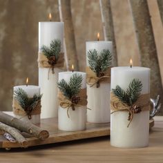 Christmas is a beautiful time of year but it can also be the time where people buy a whole lot of unnecessary things… which creates a whole lot of unnecessary waste. We have a list of sustainable eco-friendly and low-waste decor for all your Christmas decorating needs! Christmas decor: candle wrap, DIY christmas decor, natural candle wrap, rosemary, cinnamon sticks, burlap, cosy Christmas vibe, gift idea, Christmas candles. Click pin to find more sustainble Christmas decor ideas! Candles Christmas Decorations, Christmas Decor Candles, Candle Christmas Centerpieces, Candle Centerpieces Christmas, Candle Decorations For Home, Candles Decorative Ideas, Candle Decorating Ideas, Christmas Candles Decorations, Natural Christmas Decor Ideas