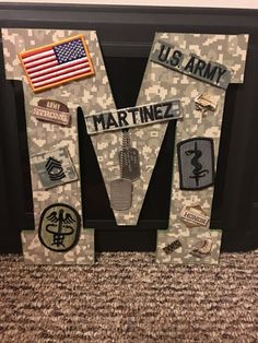 Army Retirement Party Decorations, Military Retirement Party Decorations, Military Retirement Party Ideas, Clutter Wall, Army Graduation Gifts