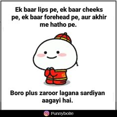 an image of a cartoon character with the caption'boro plus zaoro lagan sariya aagayi hai