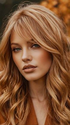 Cowboy Copper Blonde Highlights, Platinum And Copper Hair, Blonde To Cowboy Copper, Copper Cowboy Hair With Blonde, Cowgirl Copper Hair With Blonde, Autumn Hair Color Blonde Highlights, Blonde Copper Highlights, Fall Red Hair Color Autumn, Copper Hair Blonde