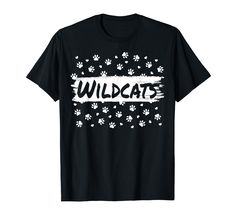 PRICES MAY VARY. Lightweight, Classic fit, Double-needle sleeve and bottom hem Footprint Heart, School Spirit, Wild Cats, Branded T Shirts, Back To School, Top Styles, Fashion Branding, T Shirts, T Shirt