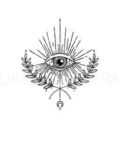 an all seeing eye tattoo design