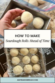 Have you ever wanted to cut down on the time it takes to make a homemade roll? Or maybe you just want to space the process out a bit? Or are you like me and want to be able to enjoy homemade rolls fresh from the oven on demand?! If any of these sound like you, then you need these tips for how to make rolls ahead of time! How To Make Rolls, Easy Homemade Rolls, Homemade Sourdough Bread Recipes, Homemade Yeast Rolls, Bread Proofer, Sourdough Breads, Easy Sourdough Bread Recipe, Sourdough Rolls, Discard Recipe