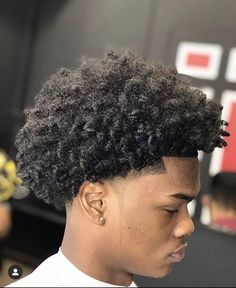 Twist Hair Men, Perfect Curly Hair, Afro Hairstyles Men