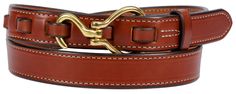 Amish Handcrafted Leather Equestrian Belt Stitched with Hoof Pick Hardware ~~~~~~~~~~~~~~~~~~ Hand tooled from the finest leather, this unique equestrian belt has a large, authentic hoof pick which serves as the buckle and slips into woven leather loops to secure the belt. This heavy-duty, stitched belt is both bold & beautiful. 1¼" wide, thick and durable 10/12oz leather (distressed = 9/10oz) enable these belts to be worn daily for years! While stunning in style, it is also made to work. Classi Handmade Leather Belts, Hoof Pick, Equestrian Belts, Handmade Leather Belt, Lancaster Pa, Leather Shops, Handcrafted Leather, Medium Brown, Leather Belts