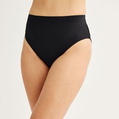 Upgrade your water wardrobe with these women's hipster swim bottoms from Freshwater.Click on this WOMEN'S GUIDE to find the perfect fit and more! Upgrade your water wardrobe with these women's hipster swim bottoms from Freshwater. Click on this WOMEN'S GUIDE to find the perfect fit and more! FEATURES Moderate coverage No closure - pull-on styling Fully linedFIT & SIZING Midrise sits on the high hipFABRIC & CARE Nylon, spandex Lining: polyester Hand wash and line dry Imported Size: X Large. Color: Black. Gender: female. Age Group: adult. Black High-cut Leg Swimwear For Beach Season, Stretch Brief Tankini For Poolside, Fitted High Waist Swim Trunks For Pool, Black Tankini With Wide Waistband For Poolside, High Waist Stretch Swim Trunks For Pool, High-waist Stretch Swim Trunks For Pool, Solid Color Brief Swim Skirt For Swimming, High-cut Leg Swimwear With Wide Waistband, Tankini With Wide Waistband For Swimming