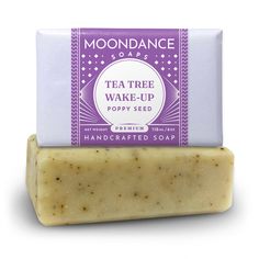 Tea Tree Soap, our wakeup bath bar. An eye-opening pairing: tea tree oil and peppermint! Tea tree has a long history in medicine lore as a skin healing essential oil. Peppermint in soap brings another fresh, invigorating note to this bar. Tea tree oil is well known for its skin healing properties. These two essential oils combine to create an invigorating bath bar. We've added a bit of ground organic peppermint leaves and poppy seeds for texture and exfoliation. This will fast become your favori Skin Healing Essential Oils, Peppermint Leaf, Tea Tree Soap, Peppermint Soap, Tree Soap, Healing Essential Oils, Peppermint Leaves, Peppermint Tea, Eye Opening