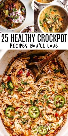 healthy crockpot recipes you'll love to make in the slow cooker