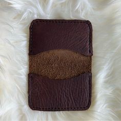 Ellas Leather Handmade Leather Wallet. High Quality Leather Two Card Slots, Each Slot Can Hold 1-8 Cards Wallet Will Last You A Lifetime Custom Work Available! Brown Leather Wallet With Leather Patch, Brown Bifold Coin Purse For Everyday, Brown Bifold Wallet For Everyday Use, Everyday Brown Coin Purse With Card Slots, Distressed Brown Leather Wallet For Everyday Use, Brown Bifold Wallets For Personal Use, Handmade Brown Rectangular Wallet, Brown Leather Patch Trifold Wallet, Handmade Brown Rectangular Card Holder