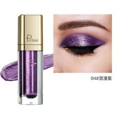 18 Colors Sparkling Liquid Eyeshadows Diamond Pearlescent Eyeshadows 5ml Size: One Size.  Color: Multicolor. Eyeshadow Liquid, Gel Eyeshadow, Makeup Pigments, Liquid Eye Shadow, Liquid Glitter Eyeshadow, Shimmery Eyeshadow, Shiny Eyes, Eyeshadow Set, Glitter Pigment