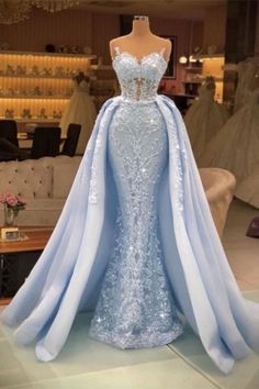 Chic Blue evening dresses long lace Prom dresses - Prom Dresses Lace Evening Dress Long, Baju Kahwin, Mermaid Prom Dresses Lace, Prom Dresses Long Lace, Mermaid Evening Gown, Prom Dresses Sleeveless, فستان سهرة, Mode Design, Prom Dresses Lace