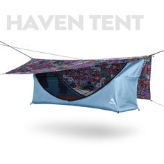 an image of a tent with the word haven on it