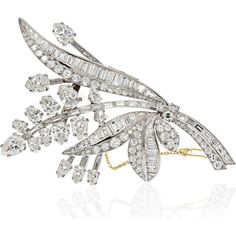 Vintage Platinum Diamond Foliage Brooch Luxury Platinum Brooches, Luxury Platinum Wedding Brooches, Luxury Diamond Brooch For Evening, Exquisite Evening Diamond Brooches, Luxury Diamond Evening Brooches, Exquisite Diamond Brooch For Evening, Exquisite Diamond Brooches For Evening, Luxury Diamond Brooches For Evening, Elegant Platinum Wedding Brooches