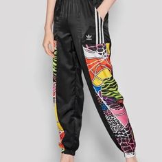 Adidas Pants, Painted Adidas, Pants Black, Black Adidas, First Photo, Adidas Women, Track Pants, Black Pants, Pant Jumpsuit