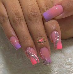 Nail Art Inspo, Hippie Nails, Professional Manicure, Nail Drills, Fall Nail Art Designs, Nails Now, Cute Acrylic Nail Designs, Pink Nail Art, Short Square Acrylic Nails