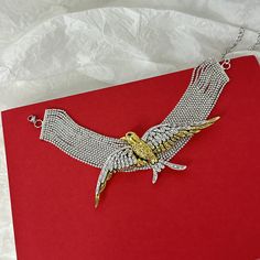 Material: Alloy Style: Europe and America Party Yellow Pierced Jewelry, Elegant Yellow Jewelry With Chain, Yellow Pendant Jewelry For Party, Yellow Metal Pendant Jewelry, Yellow Metal Chain Jewelry, Flying Bird, Bird Necklace, Bird Earrings, Diamond Chain