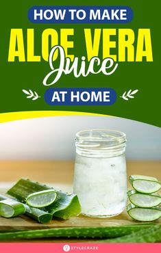 how to make aloe vera juice at home