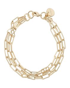 This beautiful handmade brass paper clip triple chain bracelet is the perfect accessory! It features 10K gold plating and a protective coating to prevent tarnishing. With 6 different sizes, you can find the best fit for you - from 6 all the way up to 10! Add a touch of luxe to your look with this one-of-a-kind piece made right here in the USA. Instantly elevate your fave plus size dresses and tops with the perfect piece of jewelry Eklexic Triple Elongated Link Chain Bracelet 9 Gold | Gold | Acce Healing Crystals Decor, Matcha Tea Powder, Link Chain Bracelet, Handmade Brass, Ethical Jewelry, Vermeil Jewelry, Solid Gold Jewelry, Link Necklace, 10k Gold