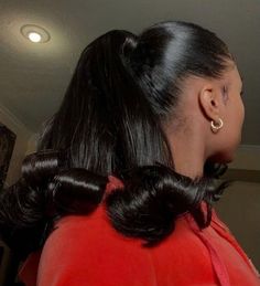 Bumped Ends, Silk Press, Hair Laid, Hair Ponytail Styles, Summer Inspo, Sleek Ponytail, Ponytail Styles, Sleek Hairstyles, Luxury Hair