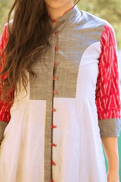 Neck Design For Kurtis, Princess Cut Kurti, Chudi Neck Designs, Design Kurta, Neck Designs For Suits, Salwar Designs, Global Dress