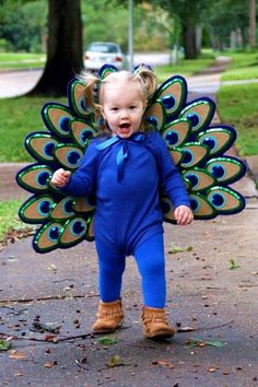 Toddler Peacock Costume, Halloween Costume Toddler Girl, Peacock Costume, Costume Carnaval, Toddler Girl Halloween, Kids Costumes Girls, Baby Kostüm