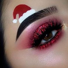 Christmas Eyeshadow Ideas, Eyeshadow Ideas, Drag Make-up