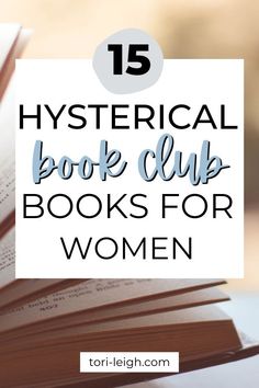 books stacked on top of each other with text overlay that reads 15 historical book club books for women