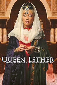 the cover of queen esttherr magazine with an image of a woman in costume