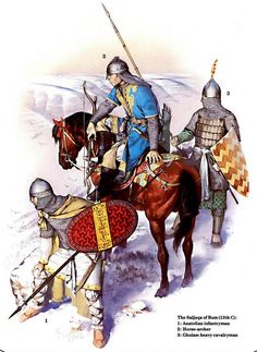 seljuk turkish Romanian History, Angus Mcbride, Persian Warrior, Medieval Warfare, Warriors Illustration, Medieval Knights, Ancient Warfare, Wars Of The Roses