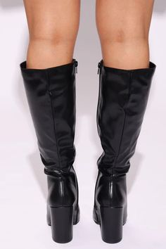 Product Details Available In Black And Pink. Knee High Boots Square Toe 3.5 Inch Block Heel Imported Knee High Boots Square Toe 3.5 inch Heels Long Black Boots Aesthetic, Tall High Heel Synthetic Boots, Wide Calf High Ankle Heeled Boots In Synthetic, Wide Calf High Ankle Synthetic Heeled Boots, Wide Calf Synthetic Heeled Boots, Wide Calf Synthetic Boots With Padded Heel, Black Pointed Toe Mid-calf Boots, Black Wide Calf Heeled Boots, Wide Calf Black Heeled Boots